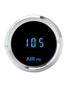 Dakota Digital Solarix 2-1/16" Round Air Pressure Gauge Blue Display SLX-19-1