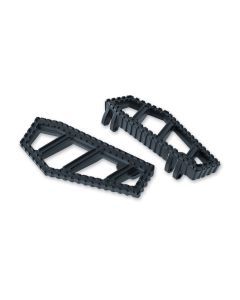 Kuryakyn Riot Black Cast Aluminum Floorboards Harley Touring Softail Dyna 83-18