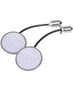 Letric Lighting Bullet Style Turn Signal Inserts Red 1156