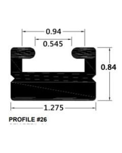 SPI Black Slide Runner Profile 26 56" 226-56-80