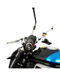 R&G Racing Black Bar End Sliders For 2022-2024 CF-Moto 300NK