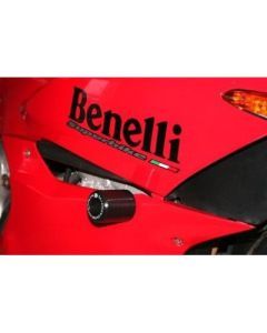 R&G Racing Black Classic Style Crash Protectors For 2003-2010 Benelli Tornado Tre 900Novecento