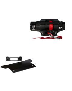 Viper 6000lbs V3 Winch Red Rope With Mount For Polaris Ranger Crew 570 2015-2016