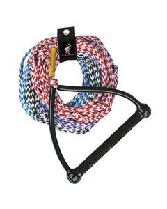 KWIK TEK AHSR-4 Airhead Ski Rope, 4-Section