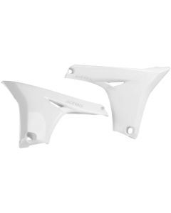 Acerbis White-Lower Radiator Shrouds for Yamaha - 2171780002