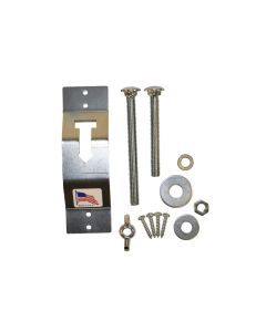 Enclosed Trailer Spare Tire Wall Mount Carrier Kit, USA Made, Complete Hardware Set (RHTC-40)