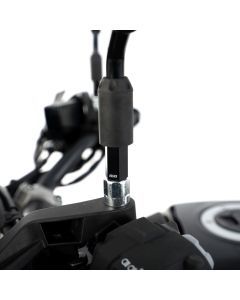 R&G Racing Black Mirror Risers For 2021-2023 Honda PCX 125