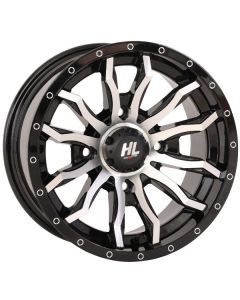 High Lifter 20x7 4/137 4+3 Gloss Black Machined HL21 Wheel 20HL21-1137