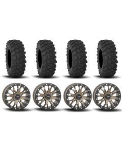 System 3 SB-4 Beadlock Bronze 15" Wheels And XTR370 Tires [32x10-15]