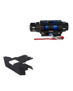 Viper 6000lbs V3 Winch Blue Rope With Mount For Polaris RZR Turbo S 4 2019-2021