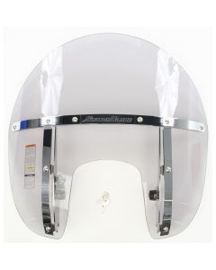 National Cycle Light Gray SwitchBlade Chopped Quick Release Windshield With Mount Kit, Straight Forks