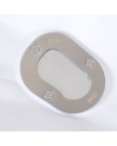 R&G Racing Silver Kickstand Shoe For 2014-2016 BMW R1200GS Adventure PKS0055SI