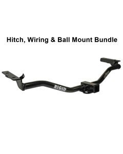 Rigid Hitch (R3-0474) Class III 2 Inch Receiver Trailer Hitch Bundle - Includes Ball Mount and Custom Wiring Harness fits 2011-2019 Ford Explorer