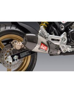Yoshimura RS-9T Stainless Street Slip-On Exhaust with Carbon Fiber End Cap For Honda Grom 125 2022 12122BR520