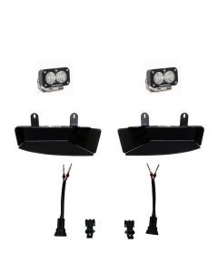 Baja Designs Fog Pocket Light Kit S2 Sport Series Wide Cornering Pattern Clear Lens 448042