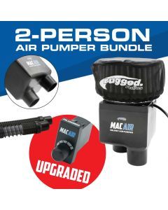 Rugged Radios MAC Air 2-Person Helmet Air Pumper (Bundle) MAC-2P-KIT