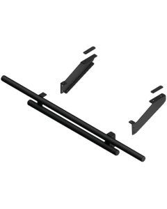 KFI Double Tube Rear Bumper - Black - 101610