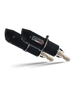 GPR Furore Nero Double Slip-on Exhaust For Ducati Super Sport S 750 2001-2002