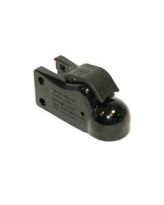 Demco EZ Latch, Bolt On, Composite Handle Adjustable Coupler for 2-5/16 Inch Ball, fits 3 Inch Wide Channel, 21,000 lb. Capacity