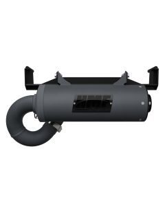 HMF Muffler Slip-On Titan QS Exhaust Gun Metal Blackout End Cap For Can-Am Outlander 1000/850 2025-2026 514653638793