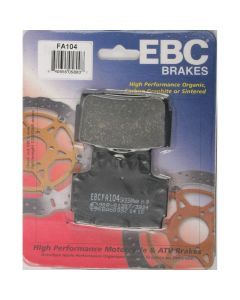 EBC Organic Brake Pad and Shoes For Yamaha RZ500 1984-1986 Front/Rear