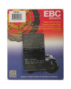 EBC 1 Pair FA-SFA-TT-X Premium Organic Replacement Brake Pads MPN FA161