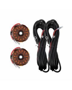 KC HiLiTES Two-Light Add-On Cyclone V2 Kit - Amber - 5.0 Meters Long 6336