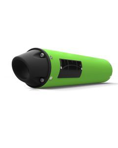 HMF Muffler Kawasaki KFX 450R 08-14 Green Performance Slip On Exhaust Blackout Euro End Cap