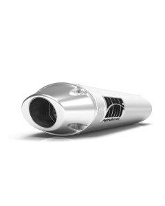 HMF Muffler Polaris Outlaw 450/525: SRA 08-10 Brushed Performance Slip On Exhaust Euro End Cap