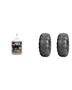 Set of 2 ITP Mud Lite SP Rear Tires 20x11-9 6-ply with QUADBOSS Sealant