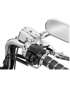 Harley FLHR Road King 1996-2007Handlebar Control Dress Up Kit Chrome by Kuryakyn