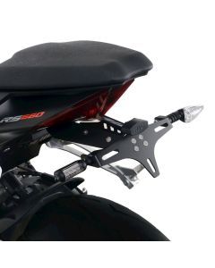 R&G Racing Black Tail Tidy License Plate Holder For 2021-2024 Aprilia RS660