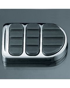 KURYAKYN CHROME BRAKE PEDAL PAD FOR 1984-2017 HARLEY FX SOFTAILS, FXDF EA 8029