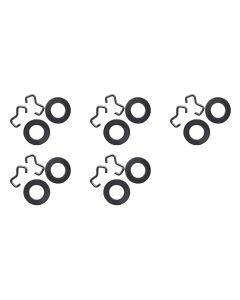 Set of 5 Wobble Roller Rings / Washer