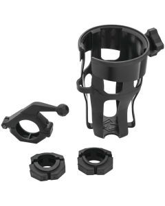 Kuryakyn Universal Black Reflex Drink Holder w/Bar Mount 6483