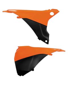 Acerbis Orange/Black Air Box Cover for KTM - 2374121008