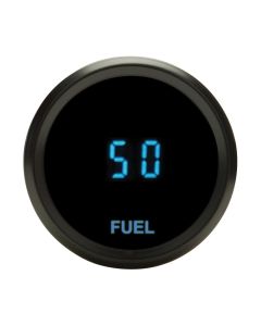 Round Fuel level 0-99% or 0-39.6 gallons 2-1/16", black, blue