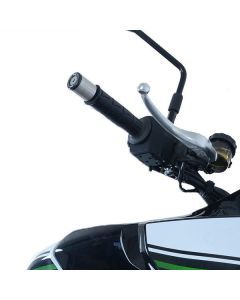 R&G Racing Black Bar End Sliders For 2019-2023 Kawasaki Versys 1000 KLZ1000 SE LT+