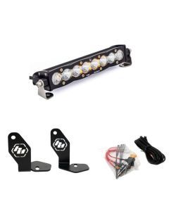 Baja Designs Hood Mount Light Bar Kit 10 inch S8 Series Driving/Combo Pattern Clear Lens 448101