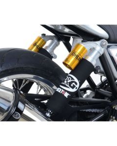 R&G Racing Black Shocktube Shock Protector Set For 2001?2008 Honda VTR1000 SP-1