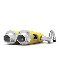 HMF Muffler Can-Am Maverick/MAX 13-18 Can-Am Yellow Performance Dual 3/4 Exhaust Turn Down End Cap