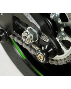 R&G Racing Black Cotton Reels Offset For 2011-2015 Kawasaki Ninja ZX10R ZX1000