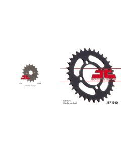 Front & Rear Steel Sprocket Kit for ATV/UTV YAMAHA YFM125 Grizzly 2004-2012