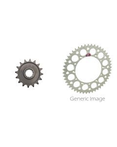 Front Steel & Rear Aluminum Sprocket Kit for KAWASAKI Ninja ZX-6R 2013-2016