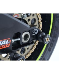 R&G Racing Black Cotton Reels Offset For 2017-2018 Suzuki GSXR1000