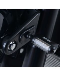 R&G Racing Black Front Indicator Adapter Kit For 2018-2024 Kawasaki Z900RS