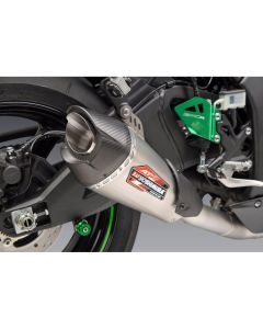 Yoshimura AT2 Stainless Race Full System Exhaust with Carbon Fiber End Cap For Kawasaki Ninja 1000R 2021