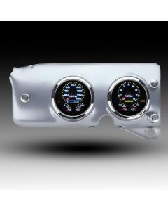 Intellitronix LED Analog Gauge Cluster Set With Black Faceplate For 1947-1959 Chevrolet Truck With Speedometer Sending Unit