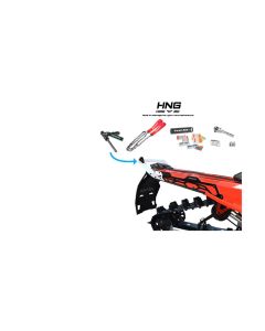 Straightline Hide 'N' Go Rear Bumper 165" Tunnel ( White Rear Handle) - Raw