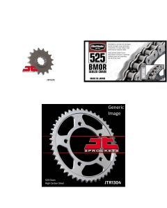 525 BMOR Chain Natural, Front & Rear Sprocket Kit for HONDA CBR900RR 1996-1999